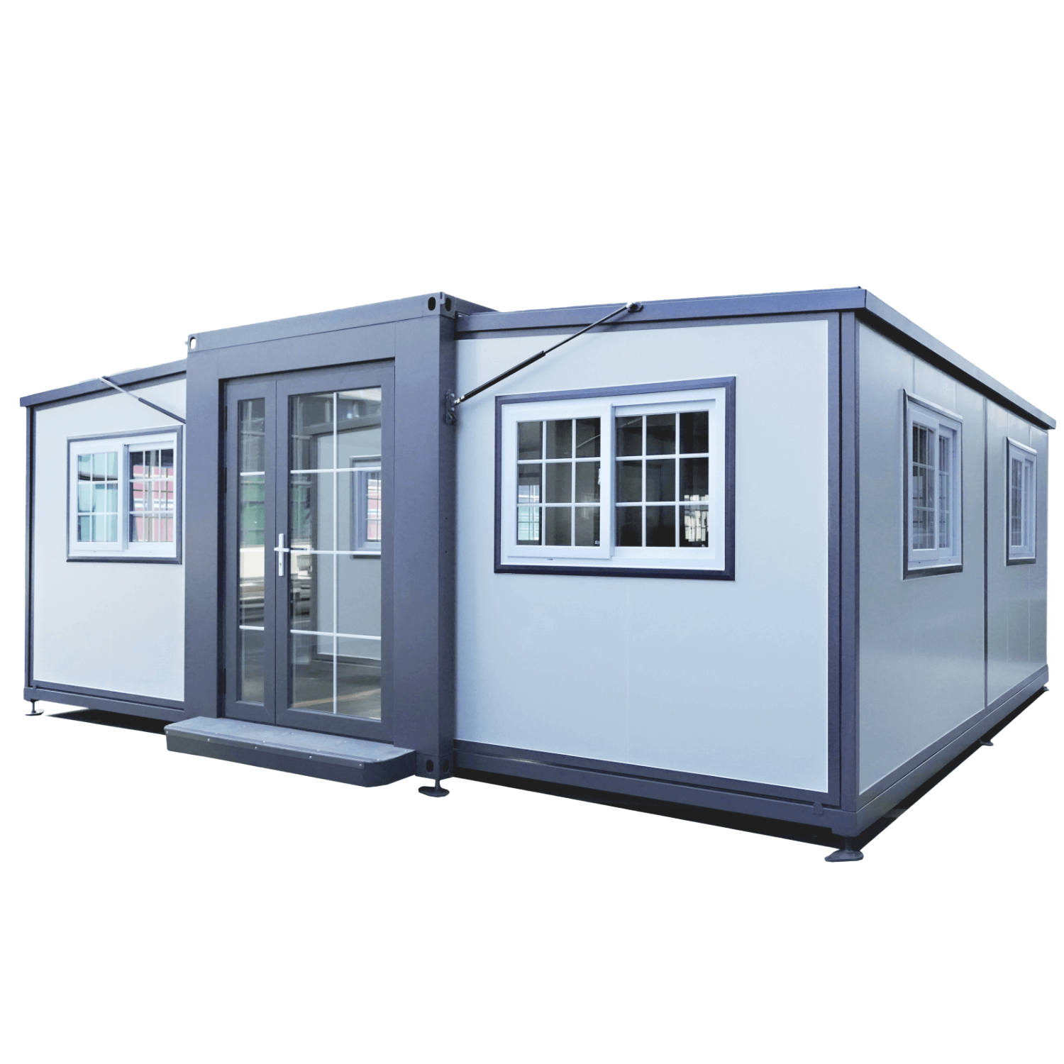 Chery Industrial 19 ft × 20 ft expandable prefab house deployed