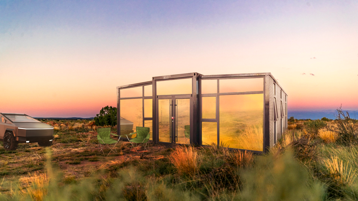 CHOMEX Grand Luxe 40-ft expandable container home, three bedrooms deployed