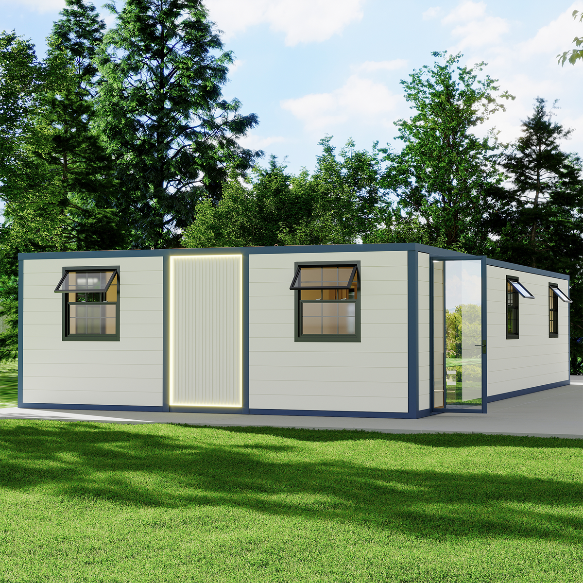 EROMMY 40 ft dual-wing expandable container house