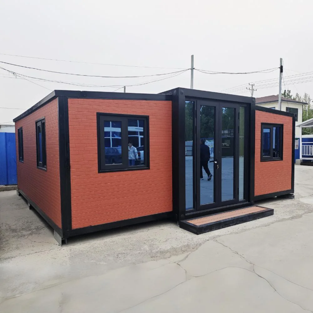 Feekercn 20 ft expandable container house deployed